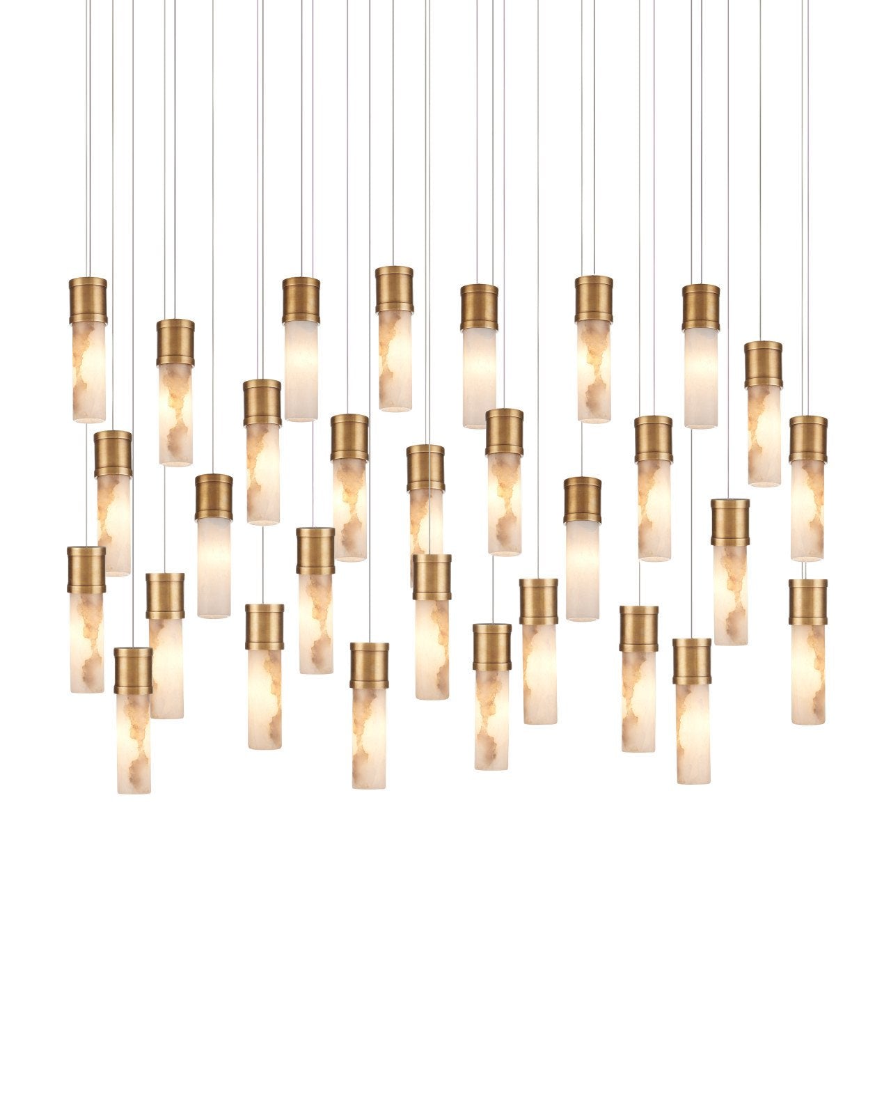 Cannula 30-Light Linear Multi-Drop Pendant