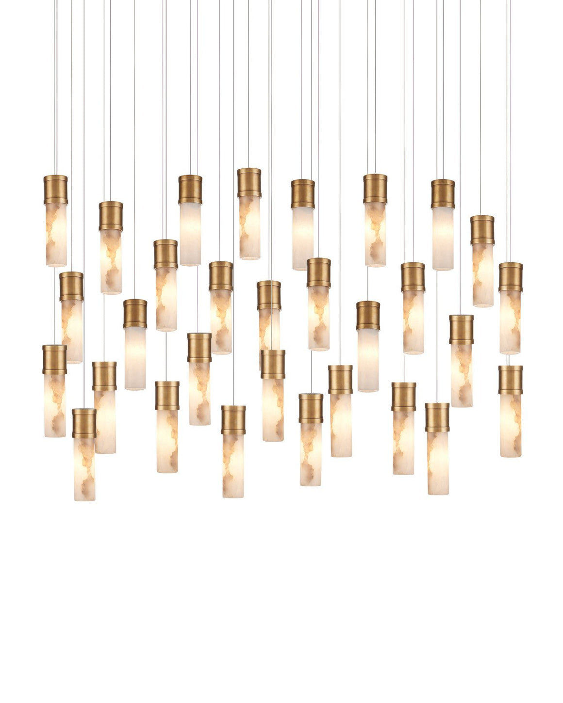 Cannula 30-Light Linear Multi-Drop Pendant
