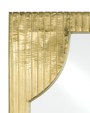 Morneau Brass Square Mirror