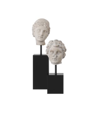 Venus Head on Stand Set of 2