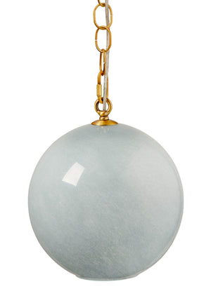 Camber 1-Light Glass Pendant, Blue