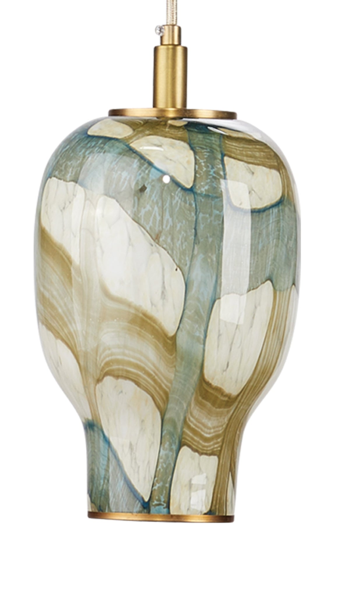 Helen Glass 1-Light Pendant, Large