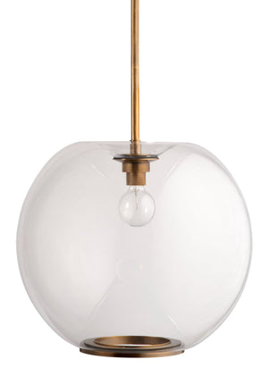 Helium 1-Light Blown Glass Pendant