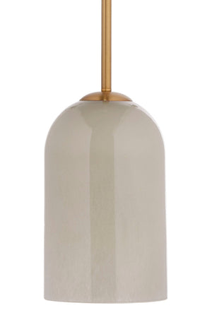 Holt 1-Light Glass Pendant, Taupe