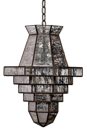 Imperial 1-Light Glass and Metal Pendant