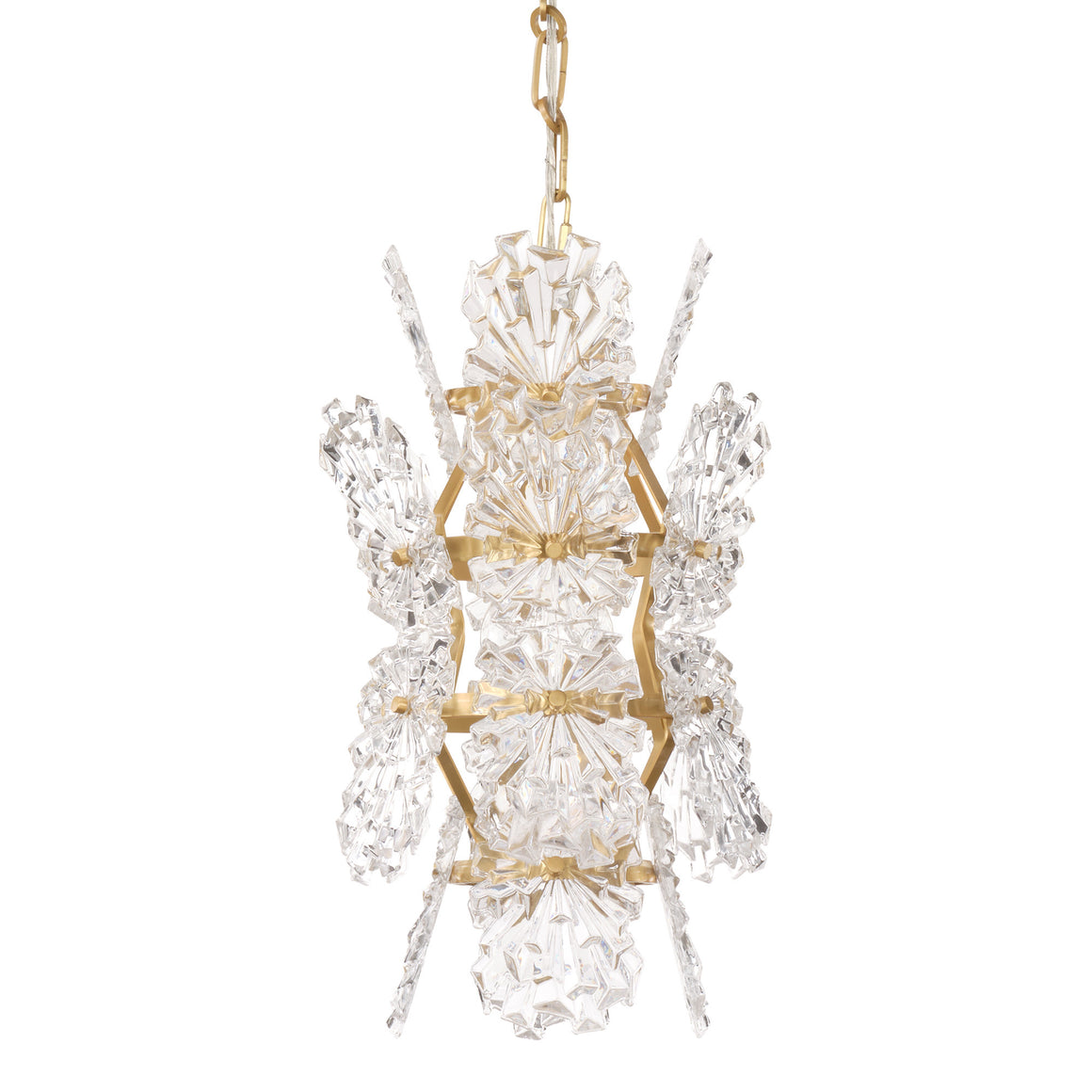 Orion Pendant, Clear Molded Glass