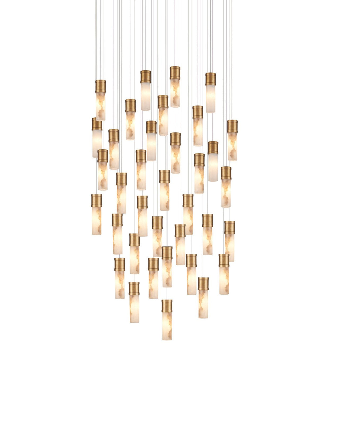 Cannula 36-Light Round Multi-Drop Pendant