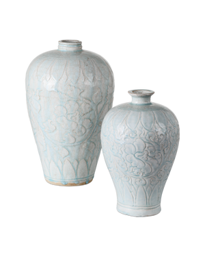 Nanjing Light Blue Vases Set of 2