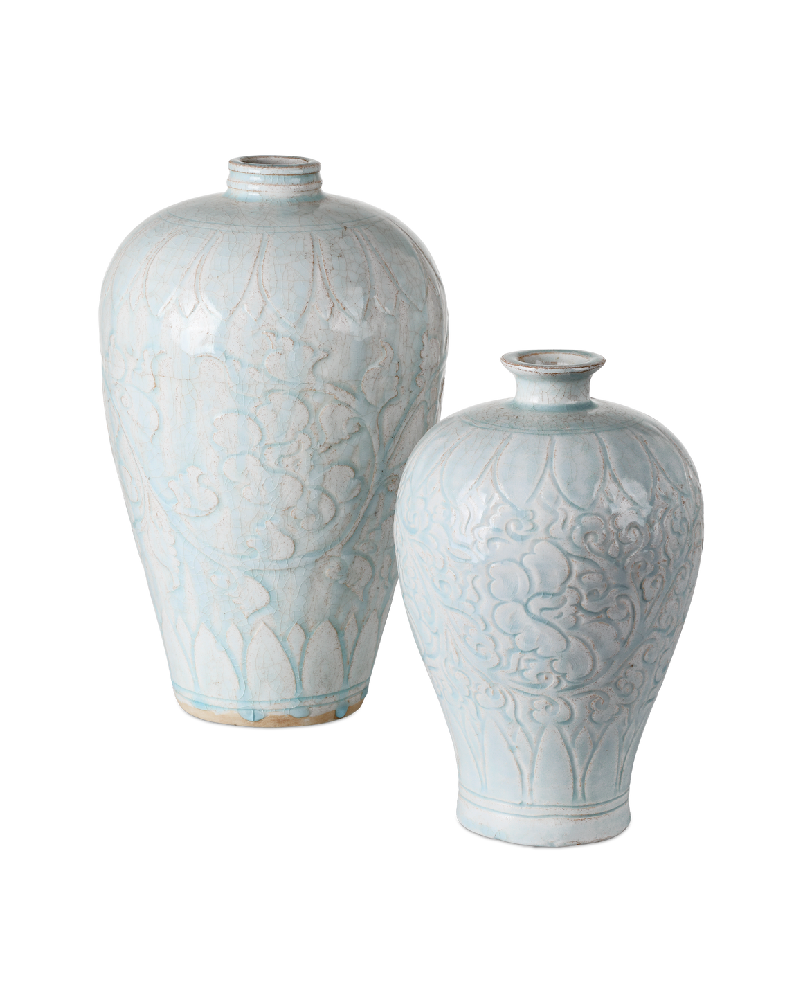 Nanjing Light Blue Vases Set of 2