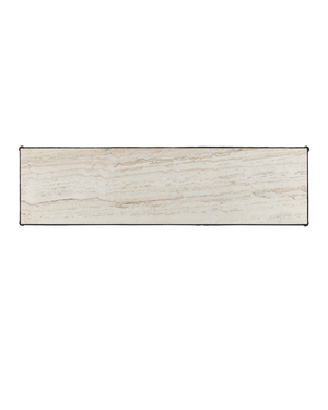 Agora White Travertine Console Table