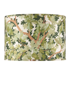 Woodland Green Drum Lamp Shade