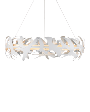 Tijereta White Chandelier
