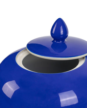 Ocean Blue Ginger Jar