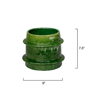 Saturn Ceramic Decorative Vase, Small