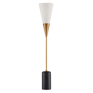 Martini Black Torchiere Table Lamp