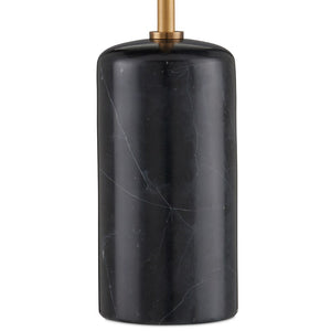 Martini Black Torchiere Table Lamp