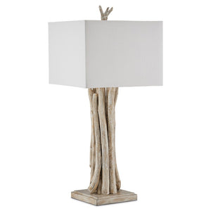 Driftwood Whitewash Table Lamp