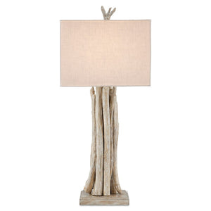 Driftwood Whitewash Table Lamp