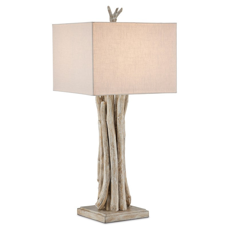 Driftwood Whitewash Table Lamp