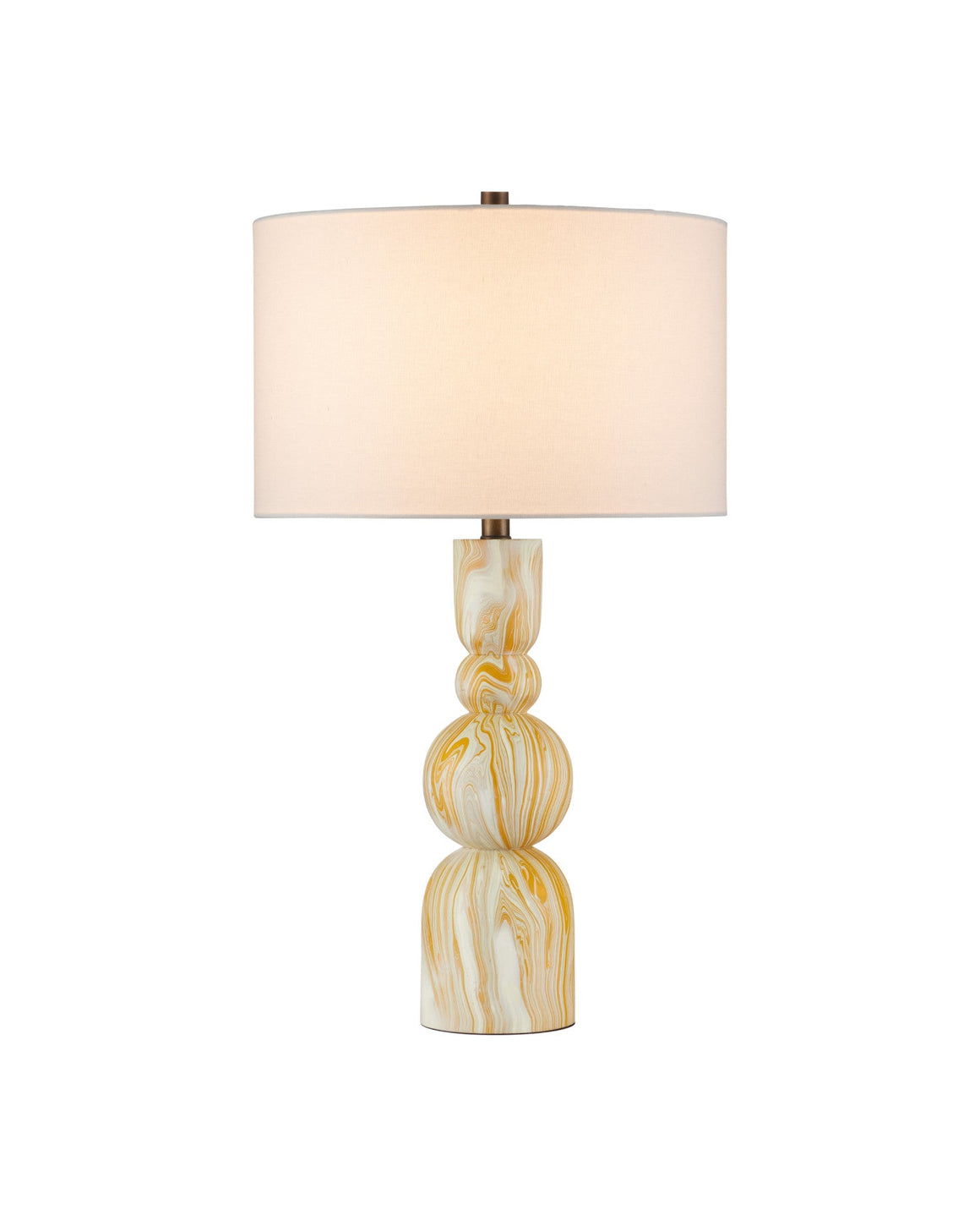 Chawton Yellow Table Lamp