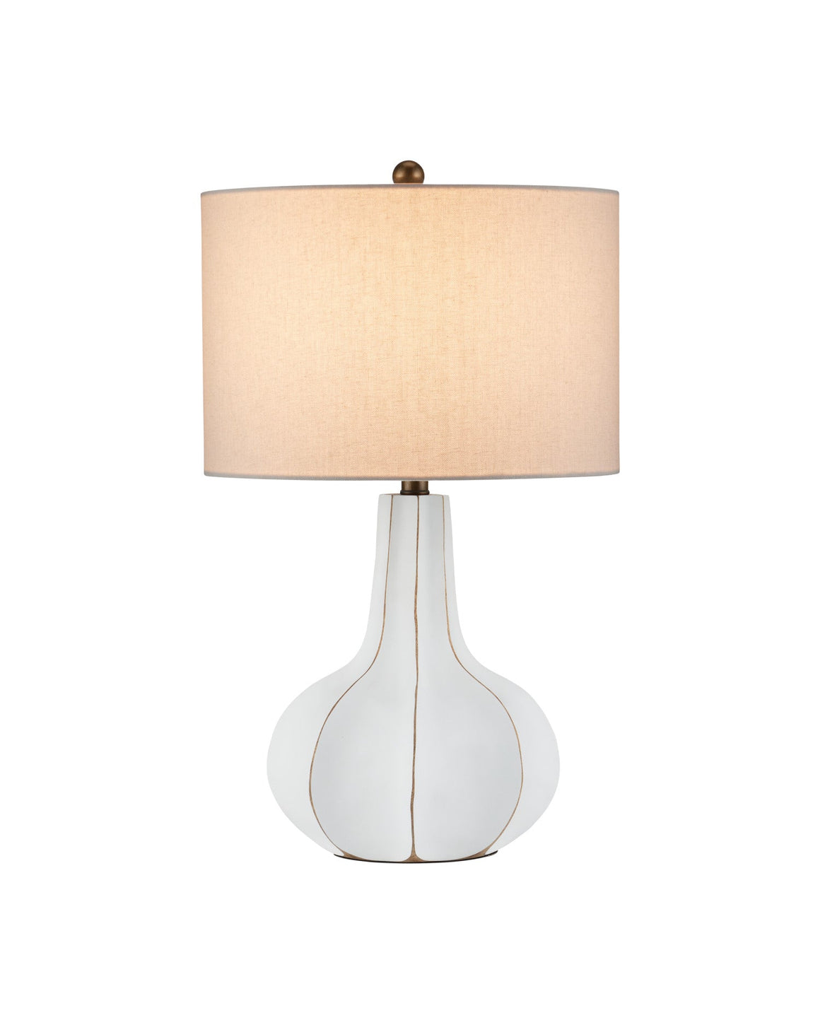 Bonbori White Table Lamp