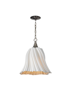 Twirl White Pendant