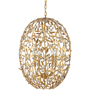 Secret Garden Gold Chandelier