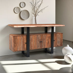 Acres 63" Media Cabinet in Brownstone