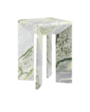 Minerale Green Onyx Accent Table