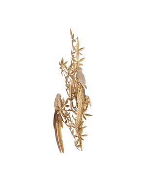 Aviary Gold Wall Sconce, Right