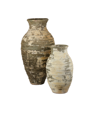 Lipari Extra Large Antique White Urn