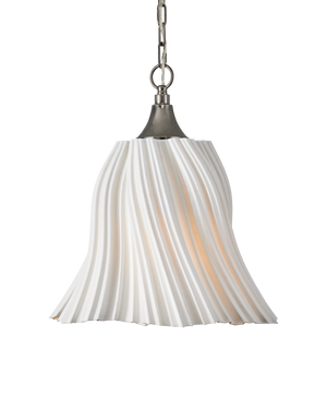 Twirl White Pendant