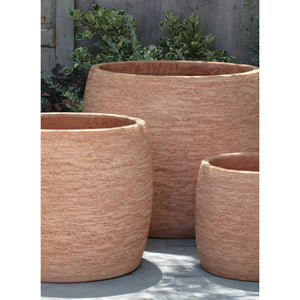 Denali Glazed Terra Cotta Planters - Set of 3