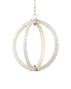 Arietta White Orb Chandelier