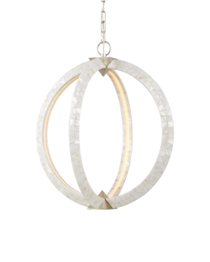Arietta White Orb Chandelier