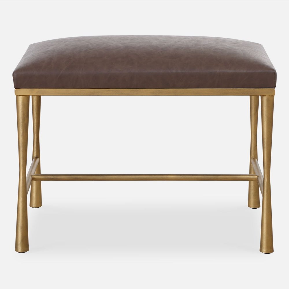 Uttermost Reform Gold Small Bench