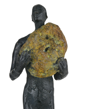 Man on Rock Medium Bronze