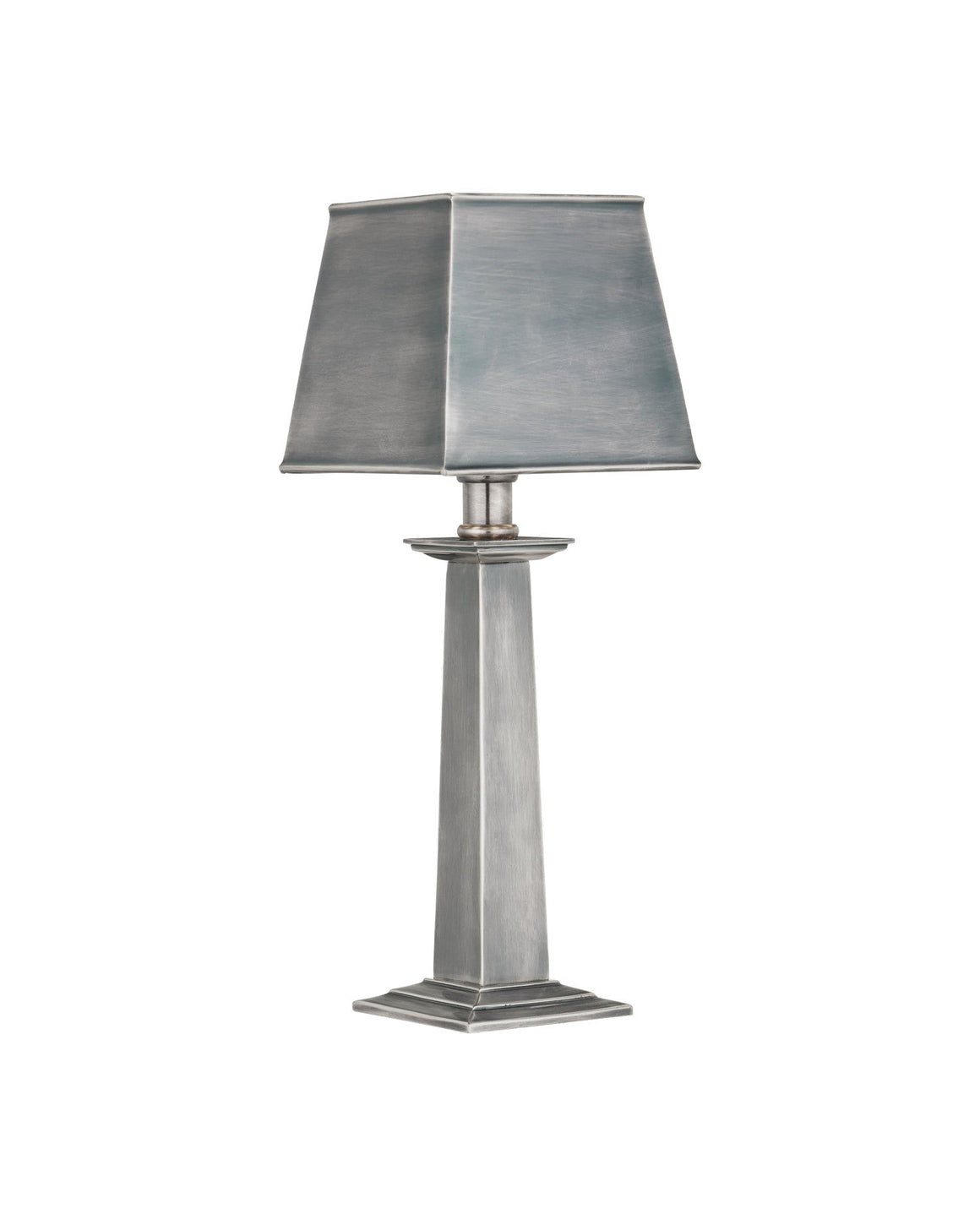 Wander Antique Silver Cordless Table Lamp