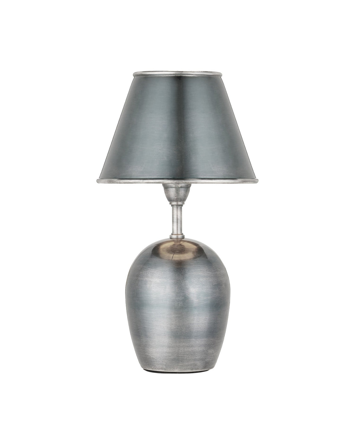 Volley Antique Silver Cordless Table Lamp