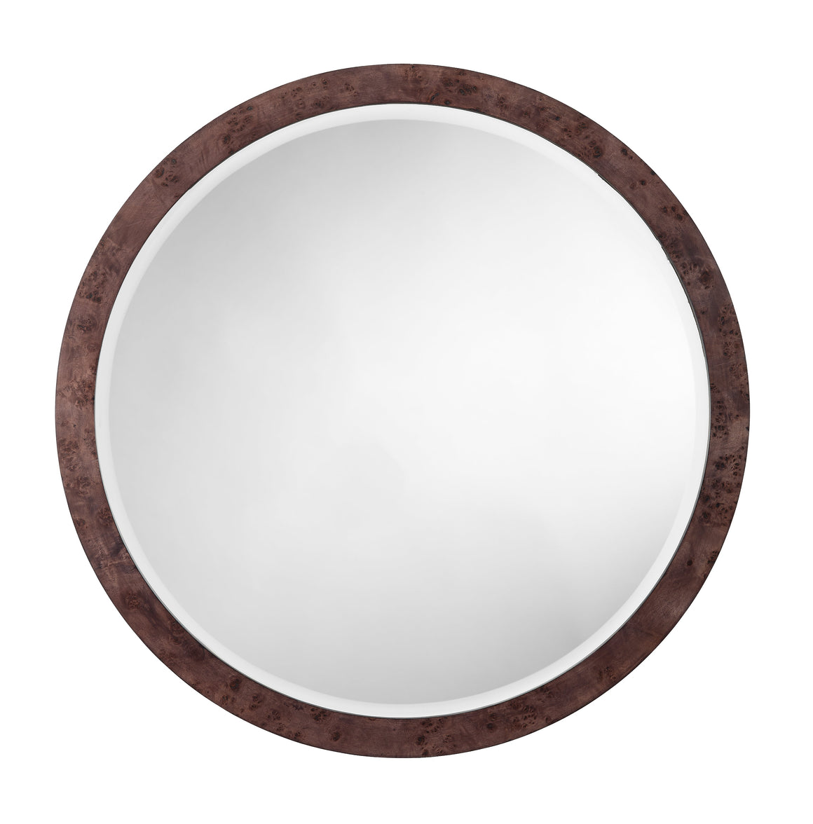 Chandler Round Wall Mirror, Charcoal