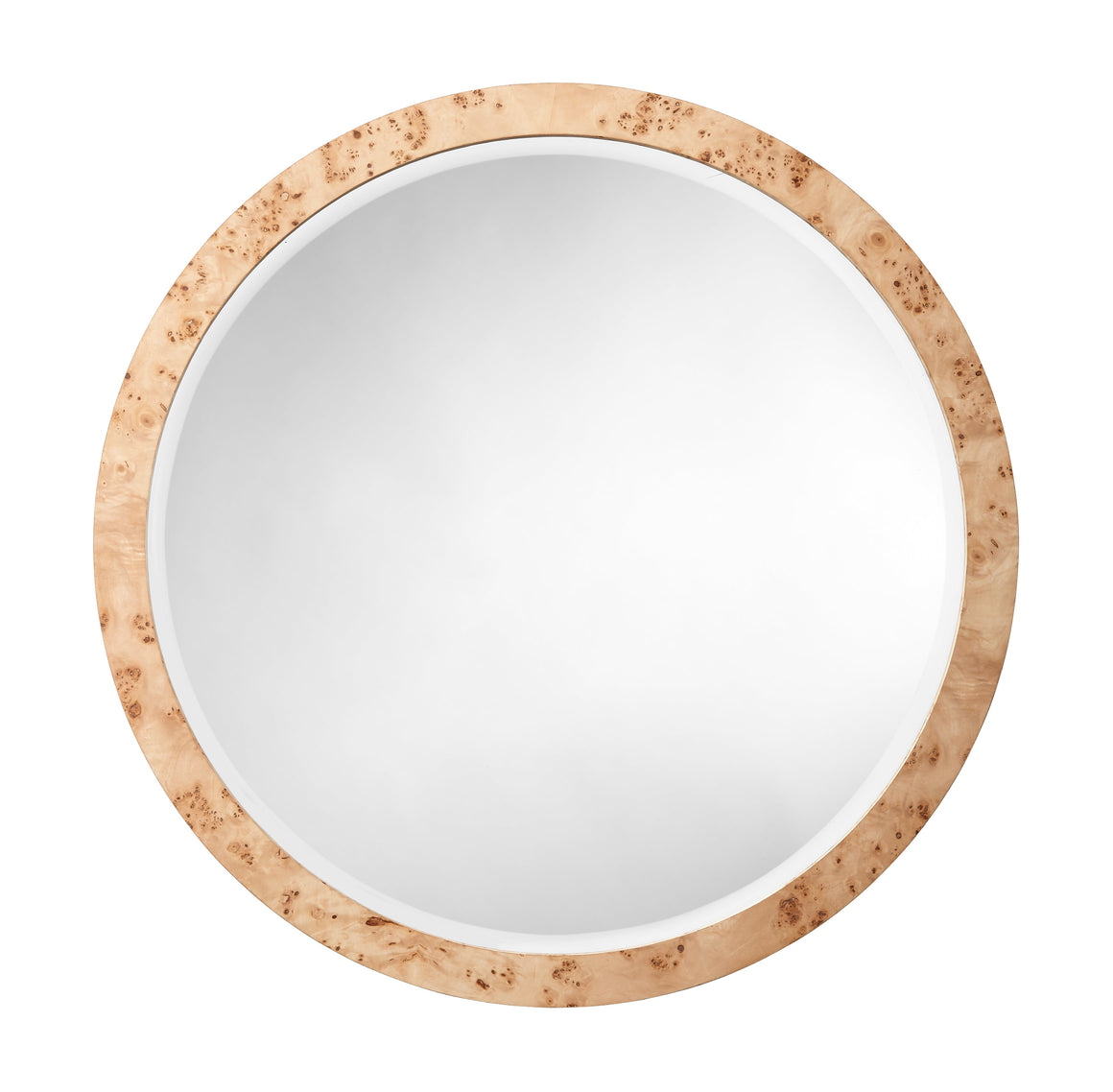 Chandler Round Wall Mirror, Natural