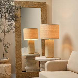 Harbor Seagrass Rectangle Floor Mirror