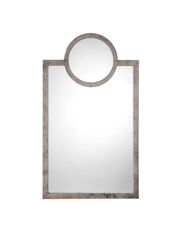 Keystone Mirror, Dove Ash Grey Vellum