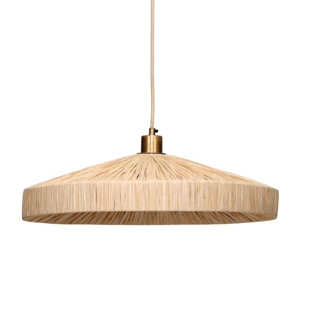 Parasol 1-Light Small Pendant, Natural