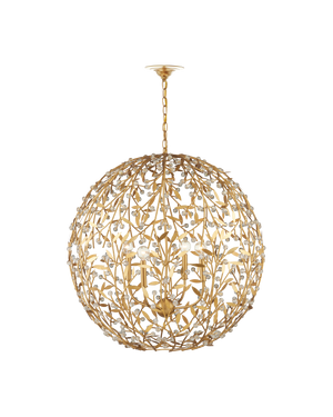 Secret Garden Gold Orb Chandelier