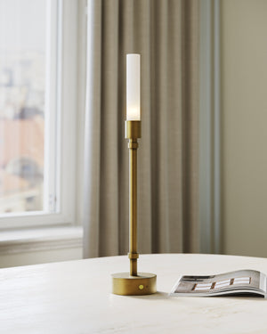 Paseo Brass Cordless Table Lamp