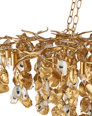 Lucullan Gold Chandelier