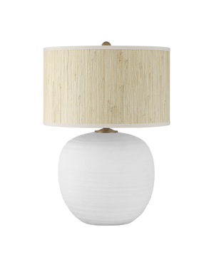 Zena White Table Lamp