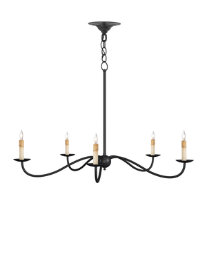 Saxon Small Black Chandelier
