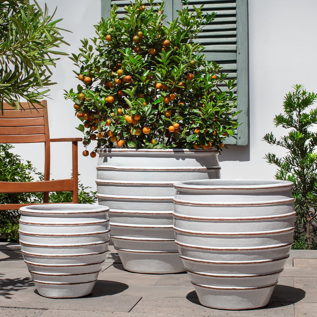Vari Glazed Planter – Set of 3